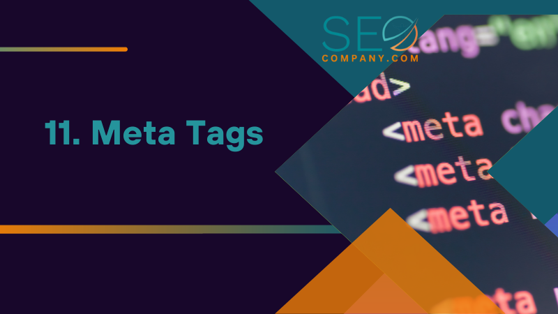 11. Meta Tags